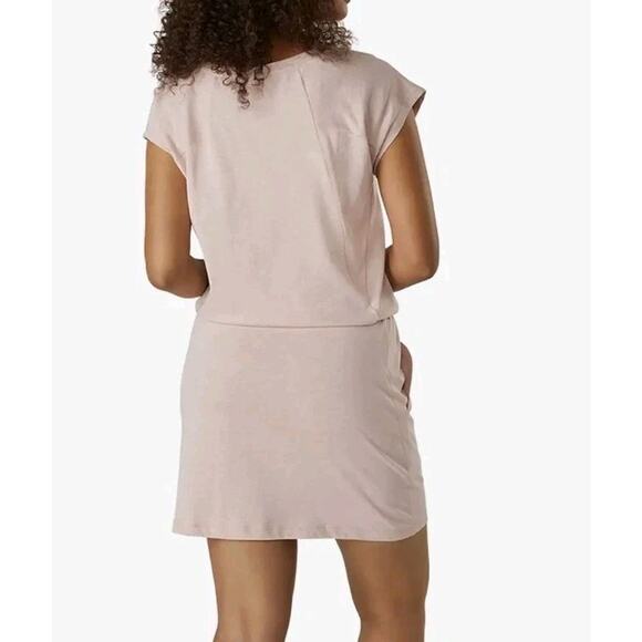 Arc'teryx Ardena Dress XS Pockets Short Sleeve Cotton Blend Lightweight Lt Pink - Picture 3 of 15